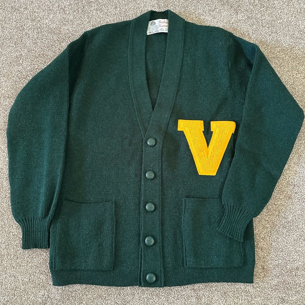 Vintage Varsity Letter Sweater